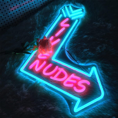 Large Good Vibes Only Neon Signs for Wall Decor -56.57" x 13.5" Pink