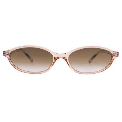 GUVIVI Retro Oval Sunglasses for Women