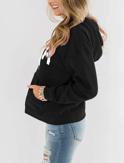 REVETRO Womens Sweatshirt USA Flag