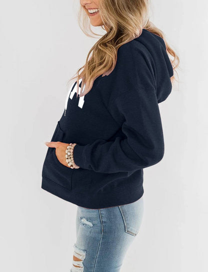 REVETRO Womens Sweatshirt USA Flag