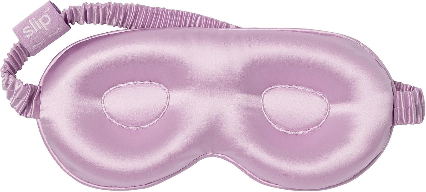 slip Pure Silk Contour Sleep Mask: Protect Your Delicate Lashes with Our Innovative, Lash-Friendly Design. Experience Uninterrupted Beauty Sleep with Slipsilk™ Comfort, 1 Contour Mask, Scarlet
