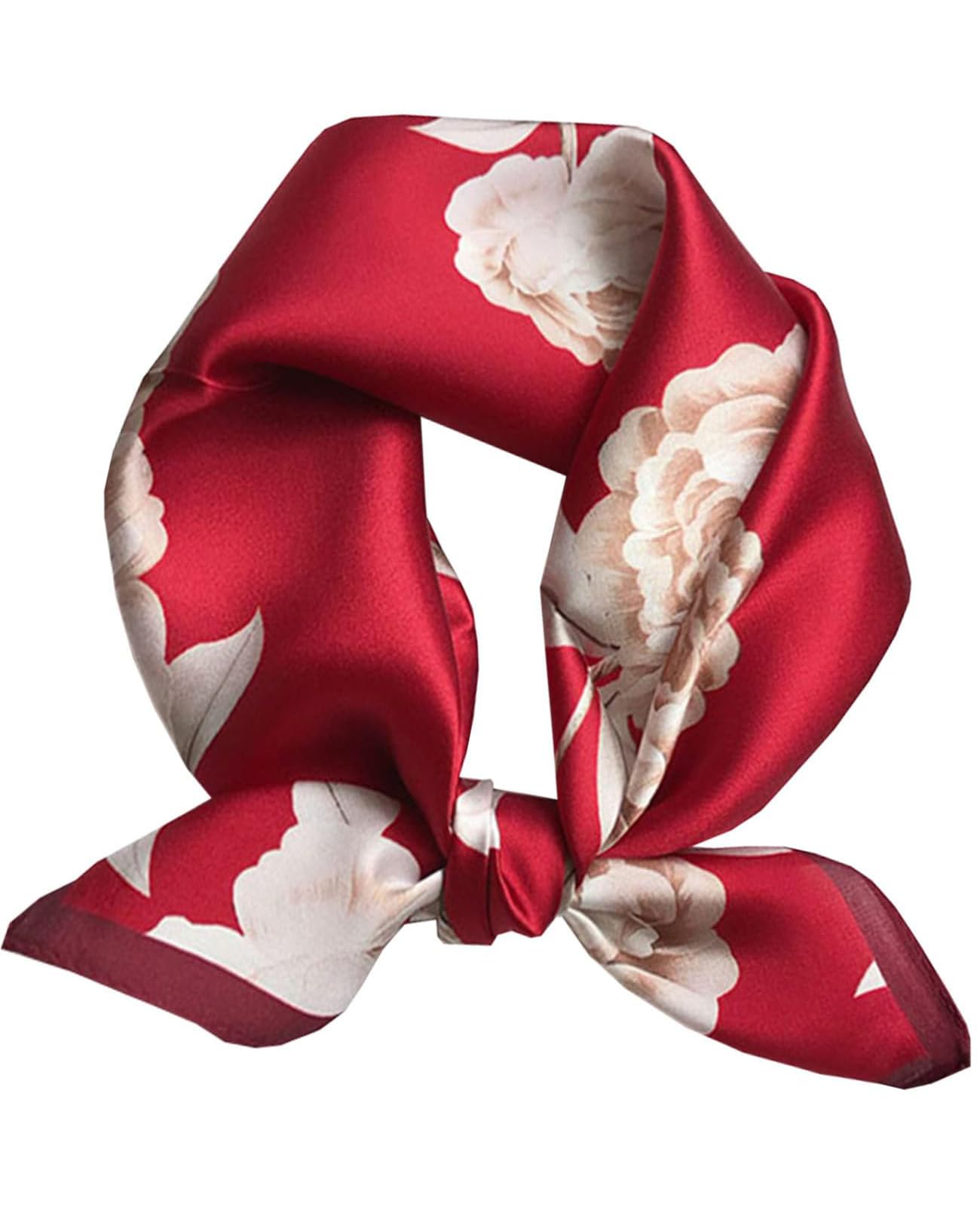 Saiusloa Neck Scarf For Womens Silky Head Scarves Hair Bandanas Square Scarf Fashion Accessories lightweight