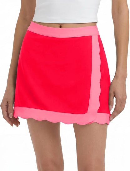 Fisoew Womens Tennis Skirts with Shorts
