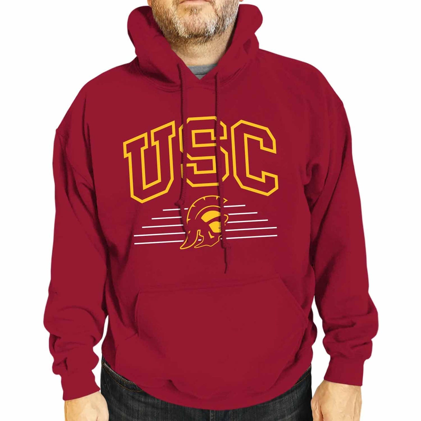 Campus Colors NCAA Overtime Classics Hooded Fleece Sweatshirt - Men Women | Officially licensed NCAA hoodie - unisex cotton poly fleece - kangaroo pocket - machine washable - S to 2XL