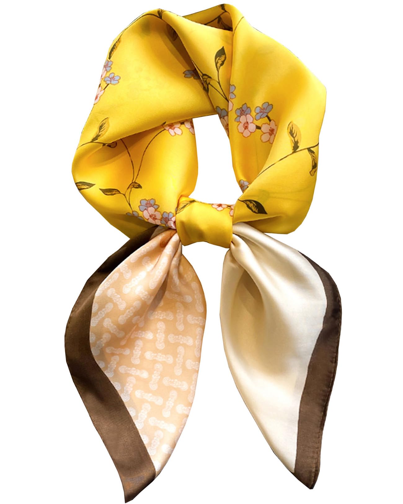 Saiusloa Neck Scarf For Womens Silky Head Scarves Hair Bandanas Square Scarf Fashion Accessories lightweight