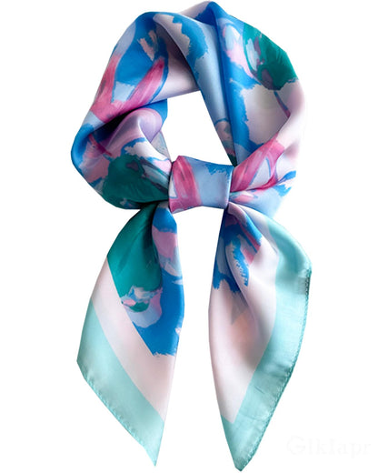 Satin Bandana Headscarf for Women Silky Hair Scarves for Fashion Lightweight