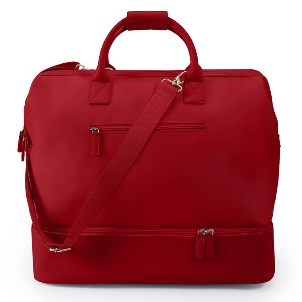 Nobl Travel Weekender Bag for Women & Men, Large Carry-On Duffel, Hot Pink