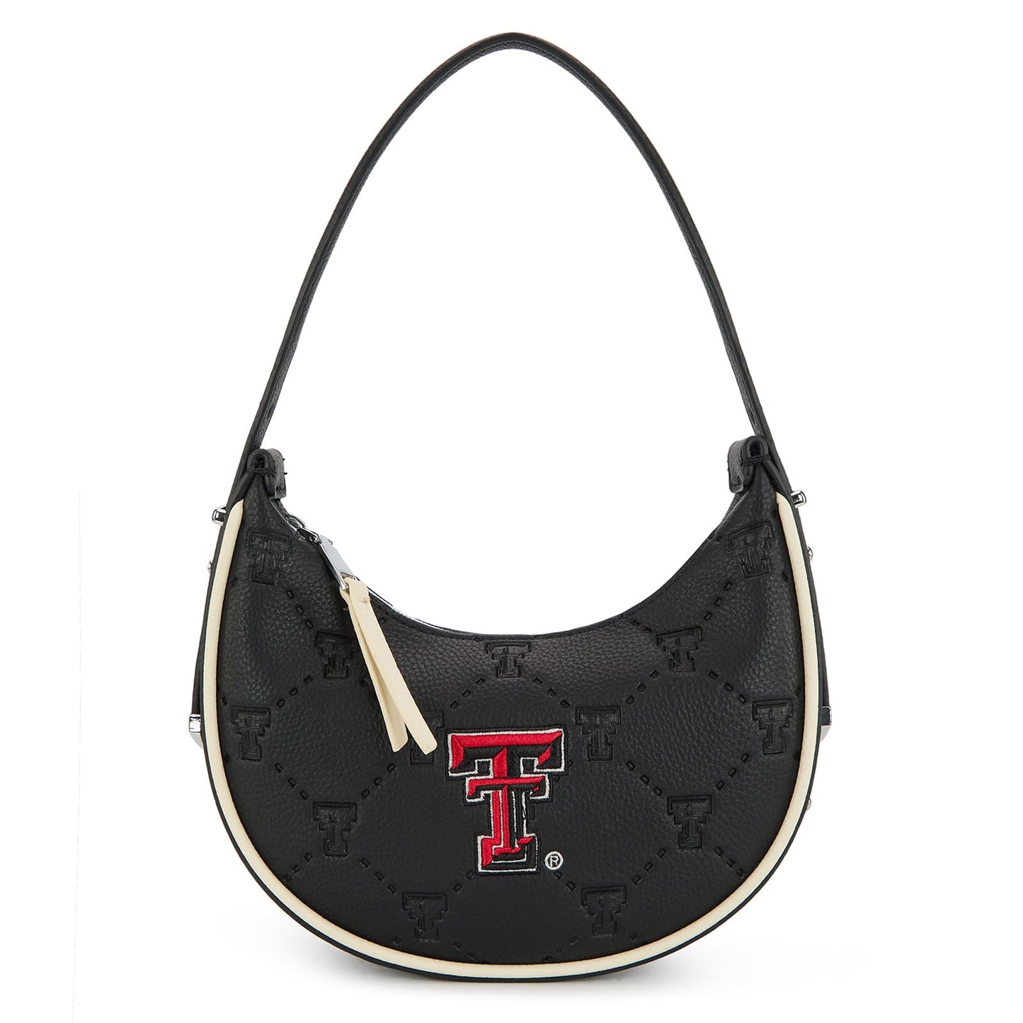 NCAA Crescent Shoulder Bag for Women, Half Moon Clutch Purses for Birthday/Graduation Gifts