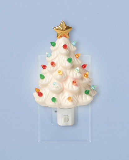 Lenox 893624 Treasured Traditions Holiday Red Bulbs Lit Tree, Christmas Decor