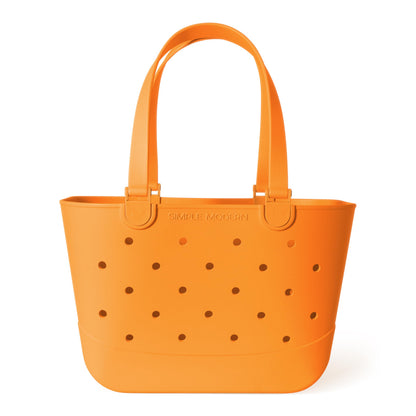 Simple Modern Waterproof Rubber Beach Bag | Large | Black