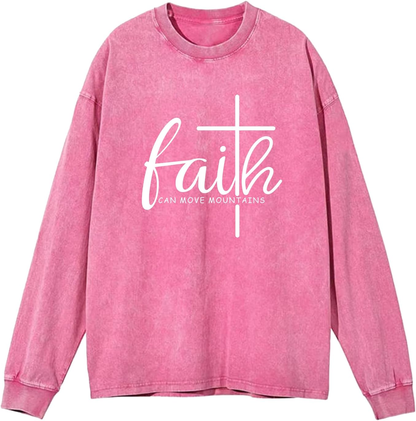 Christian Shirts for Women Faith Can Move Mountains