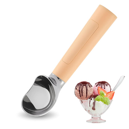 Heated Ice Cream Scoop Rechargeable, Electric Warming Ice Cream Scooper with LED Display, Heats to 158°F for Hard Ice Cream, Easy for Seniors & Kids, IP67 Waterproof (White, 2 oz)