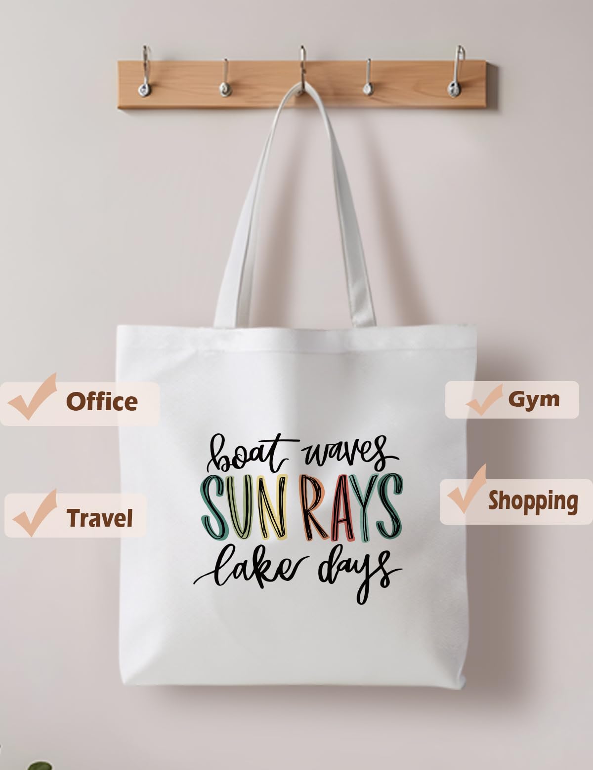 Canvas Summer Beach Tote