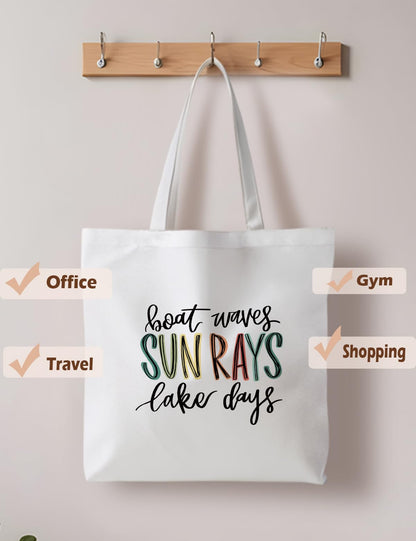 Canvas Summer Beach Tote