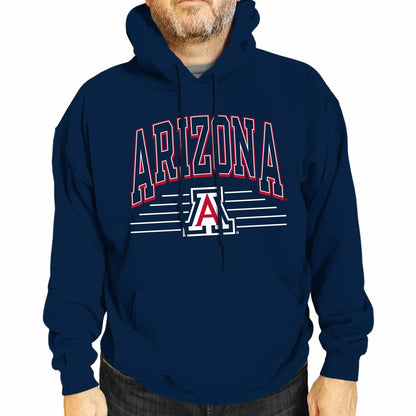 Campus Colors NCAA Overtime Classics Hooded Fleece Sweatshirt - Men Women | Officially licensed NCAA hoodie - unisex cotton poly fleece - kangaroo pocket - machine washable - S to 2XL