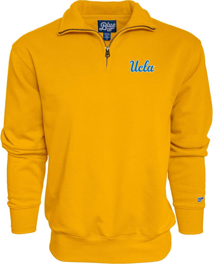 Blue 84 NCAA mens Quarter Zip Sweatshirt Icon
