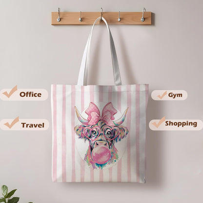 Striped series canvas bags