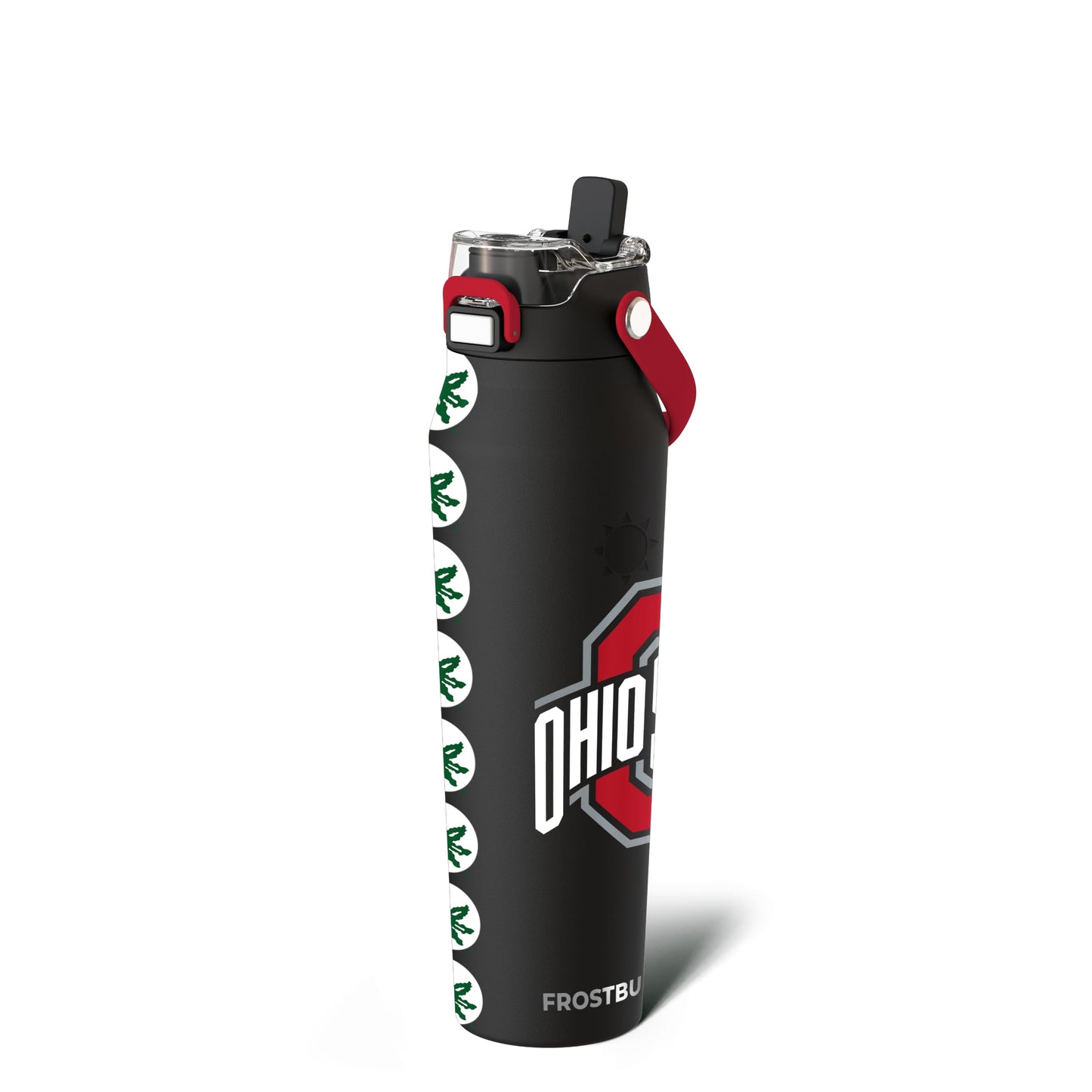 Frost Buddy 24oz Insulated Water Bottle - Straw & Chug Lid - Leak-Proof | Sip-or-chug dual lid | Ice-cold for 24+ hours | Cup-holder friendly