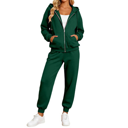 Jogger Sets For Women 2 Piece Zip Up Hoodie And Joggers Baggy Sweatsets