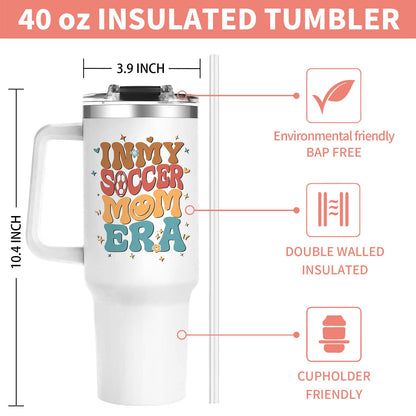 40oz Baseball Mom Tumbler, Christmas Holiday Gifts for Baseball Lovers