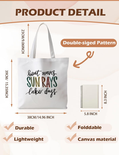 Canvas Summer Beach Tote