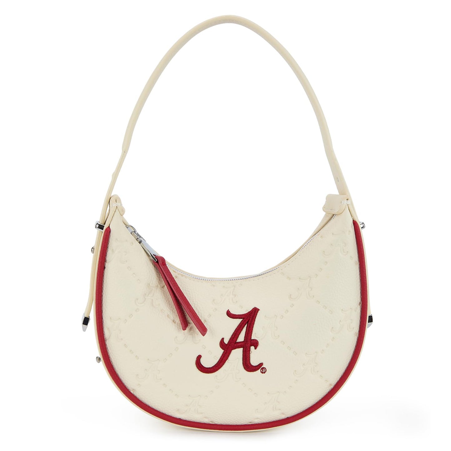 NCAA Crescent Shoulder Bag for Women, Half Moon Clutch Purses for Birthday/Graduation Gifts