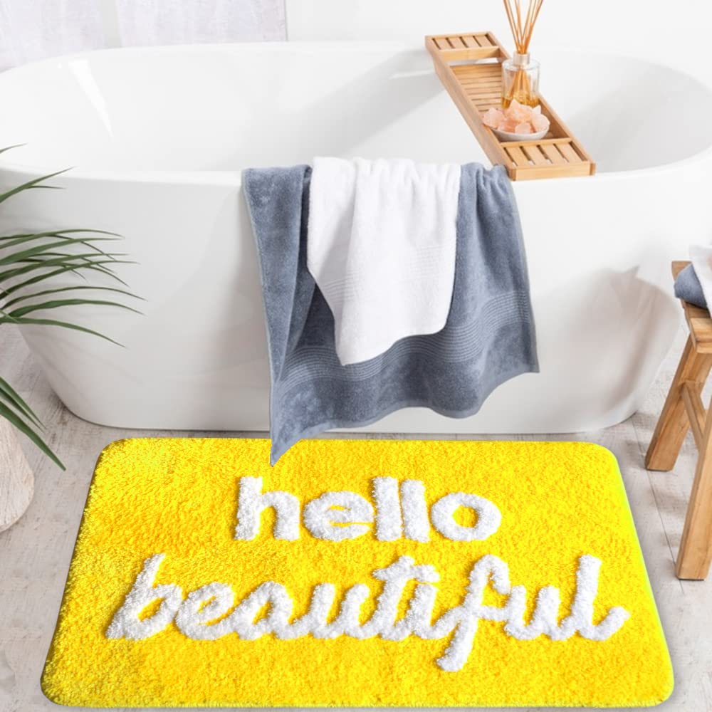 Evovee Hello Beautiful Bath Mat