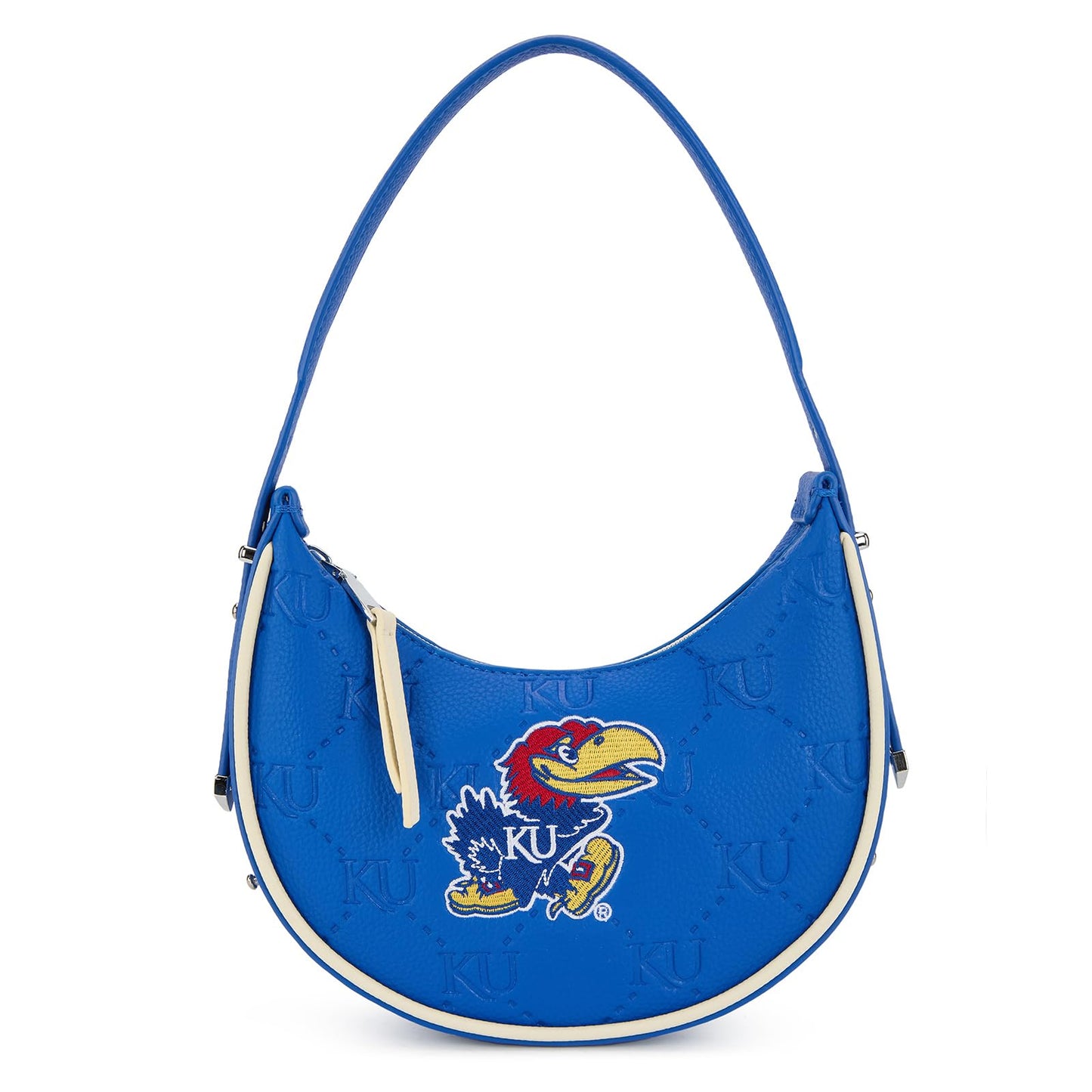 NCAA Crescent Shoulder Bag for Women, Half Moon Clutch Purses for Birthday/Graduation Gifts