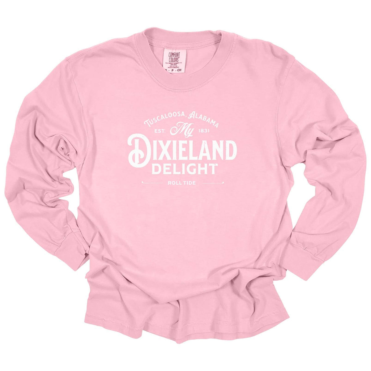 Alabama Football Dixieland Delight Fan Long Sleeve T-Shirt