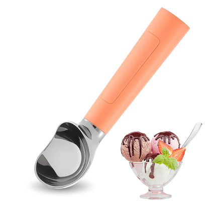 Heated Ice Cream Scoop Rechargeable, Electric Warming Ice Cream Scooper with LED Display, Heats to 158°F for Hard Ice Cream, Easy for Seniors & Kids, IP67 Waterproof (White, 2 oz)