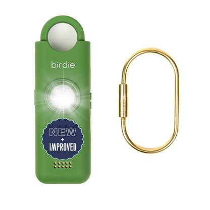 She’s Birdie 3.0 New Version – The Original Personal Safety Alarm for Women by Women–Loud Siren, Flash Light and Rechargeable Battery in a Variety of Colors (Aqua Blue)