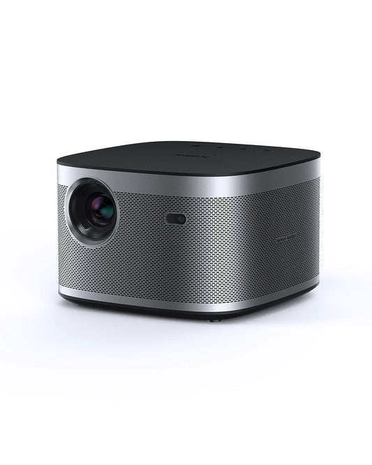 XGIMI Elfin Flip Plus Portable Projector, Google TV with Licensed Netflix, 500 ISO Lumens, 1080P Resolution Home Projector, Build-in Adjustable Stand, Lightweight and Compact Design, Screen Adaption