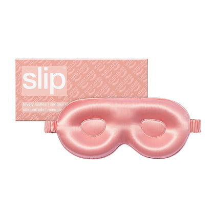 slip Pure Silk Contour Sleep Mask: Protect Your Delicate Lashes with Our Innovative, Lash-Friendly Design. Experience Uninterrupted Beauty Sleep with Slipsilk™ Comfort, 1 Contour Mask, Scarlet