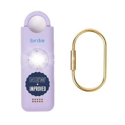 She’s Birdie 3.0 New Version – The Original Personal Safety Alarm for Women by Women–Loud Siren, Flash Light and Rechargeable Battery in a Variety of Colors (Aqua Blue)