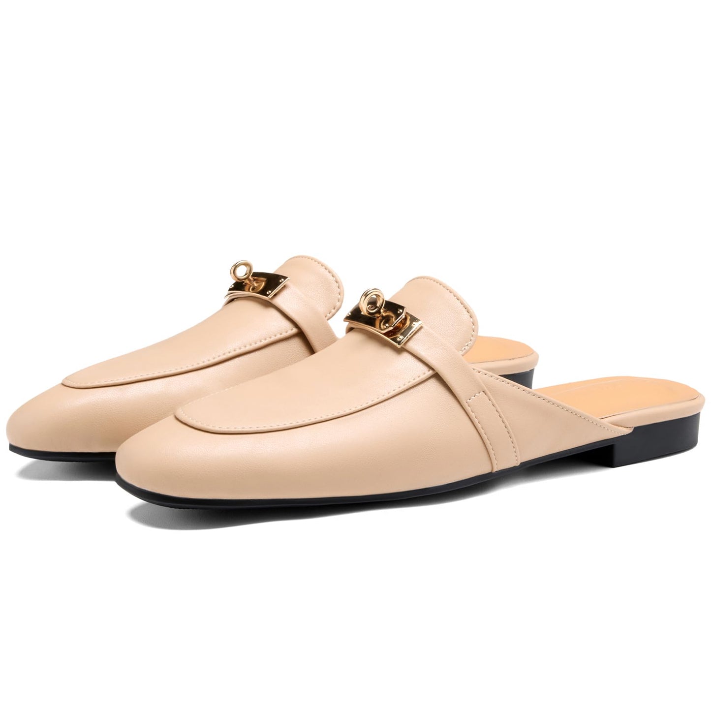 Almond Toe Slip-On Flats
