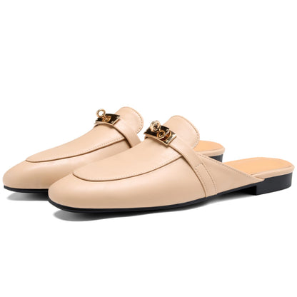 Almond Toe Slip-On Flats