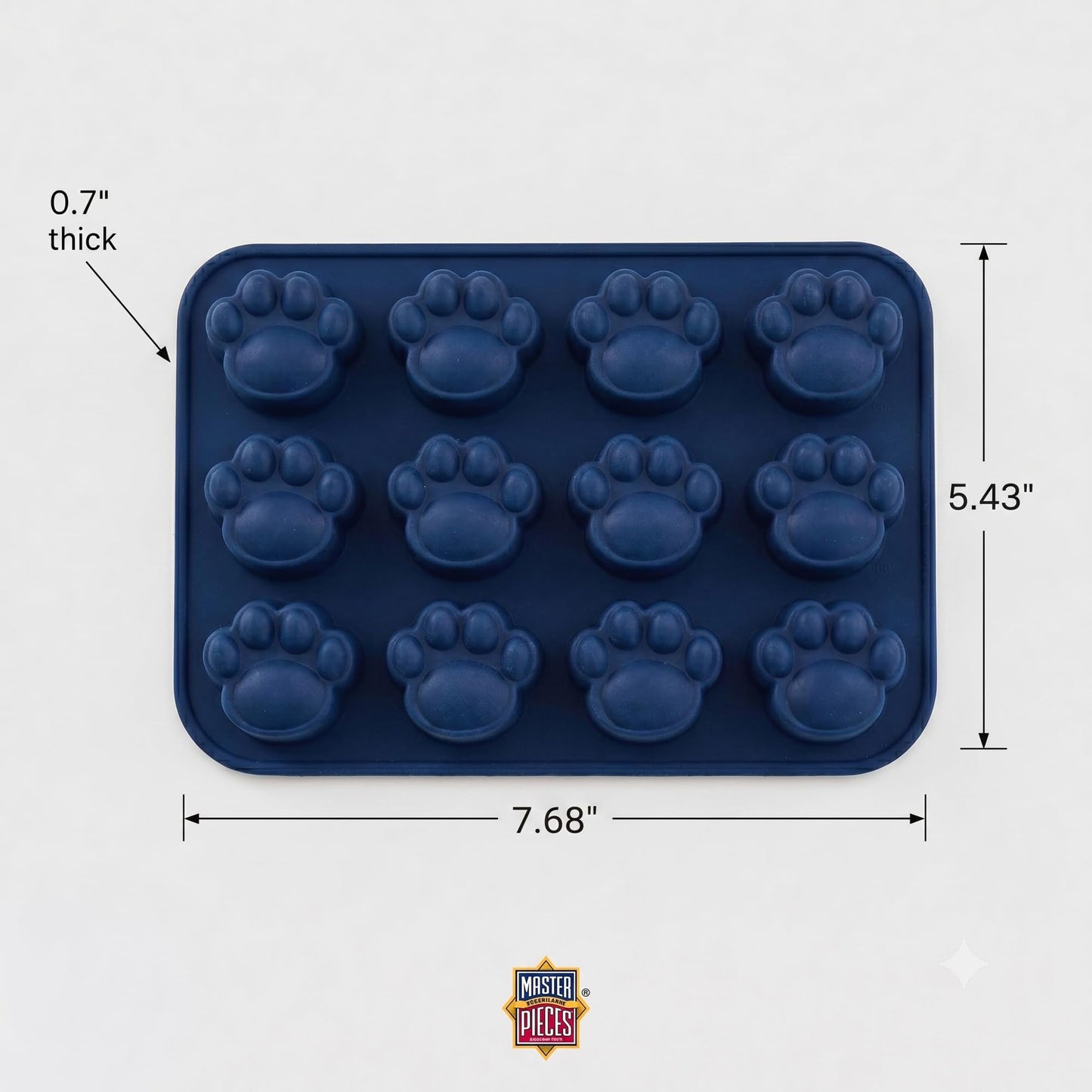Masterpieces Fanpans Ncaa Alabama Crimson Tide Silicone Ice Cube Tray Set - Fun Alabama Merchandise, Dishwasher Safe