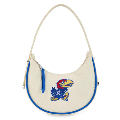 NCAA Crescent Shoulder Bag for Women, Half Moon Clutch Purses for Birthday/Graduation Gifts