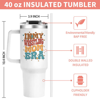 40oz Baseball Mom Tumbler, Christmas Holiday Gifts for Baseball Lovers