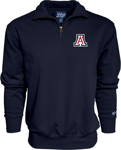 Blue 84 NCAA mens Quarter Zip Sweatshirt Icon