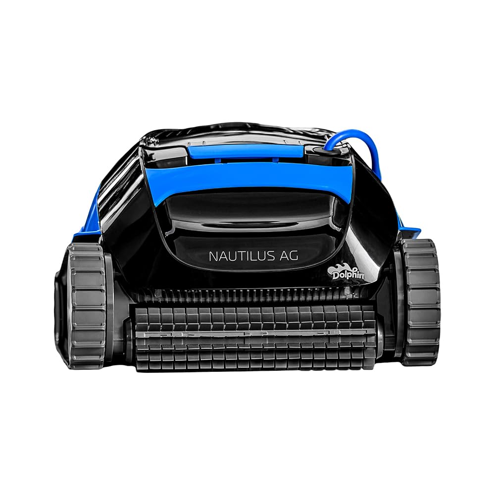 Dolphin Nautilus CC Automatic Robotic Pool Vacuum Cleaner, Wall Climbing Scrubber Brush, Top Load Filter Access, Ideal for Above/In-Ground Pools up to 33 FT in Length