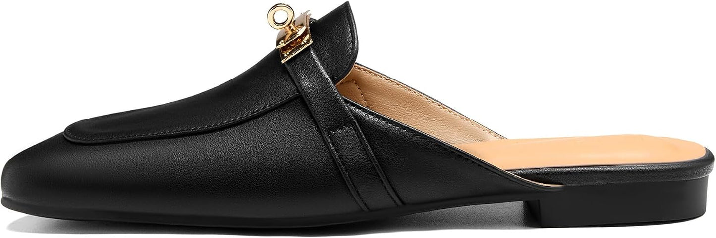 Almond Toe Slip-On Flats
