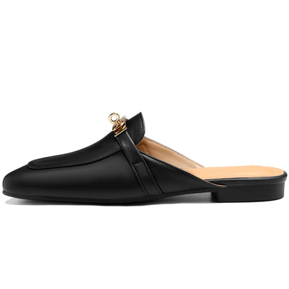 Almond Toe Slip-On Flats