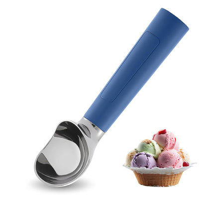 Heated Ice Cream Scoop Rechargeable, Electric Warming Ice Cream Scooper with LED Display, Heats to 158°F for Hard Ice Cream, Easy for Seniors & Kids, IP67 Waterproof (White, 2 oz)