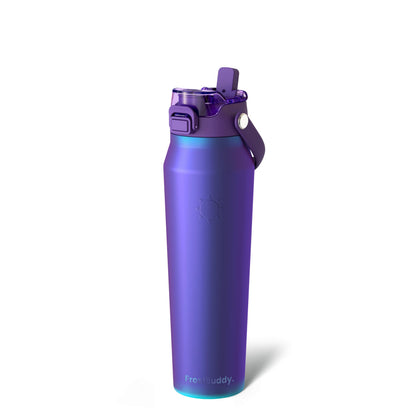 Frost Buddy 24oz Insulated Water Bottle - Straw & Chug Lid - Leak-Proof | Sip-or-chug dual lid | Ice-cold for 24+ hours | Cup-holder friendly