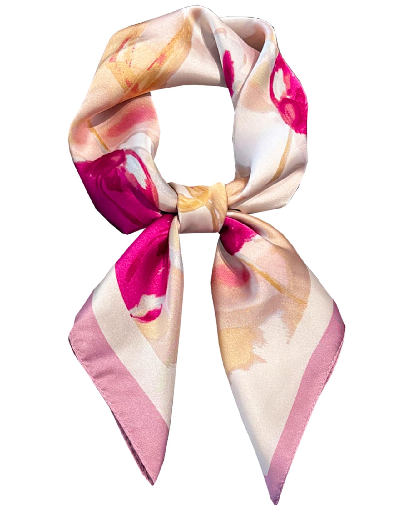 Satin Bandana Headscarf for Women Silky Hair Scarves for Fashion Lightweight