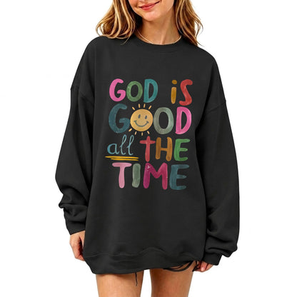 BeWithYou Christian Sweatshirts for Women -God is Good