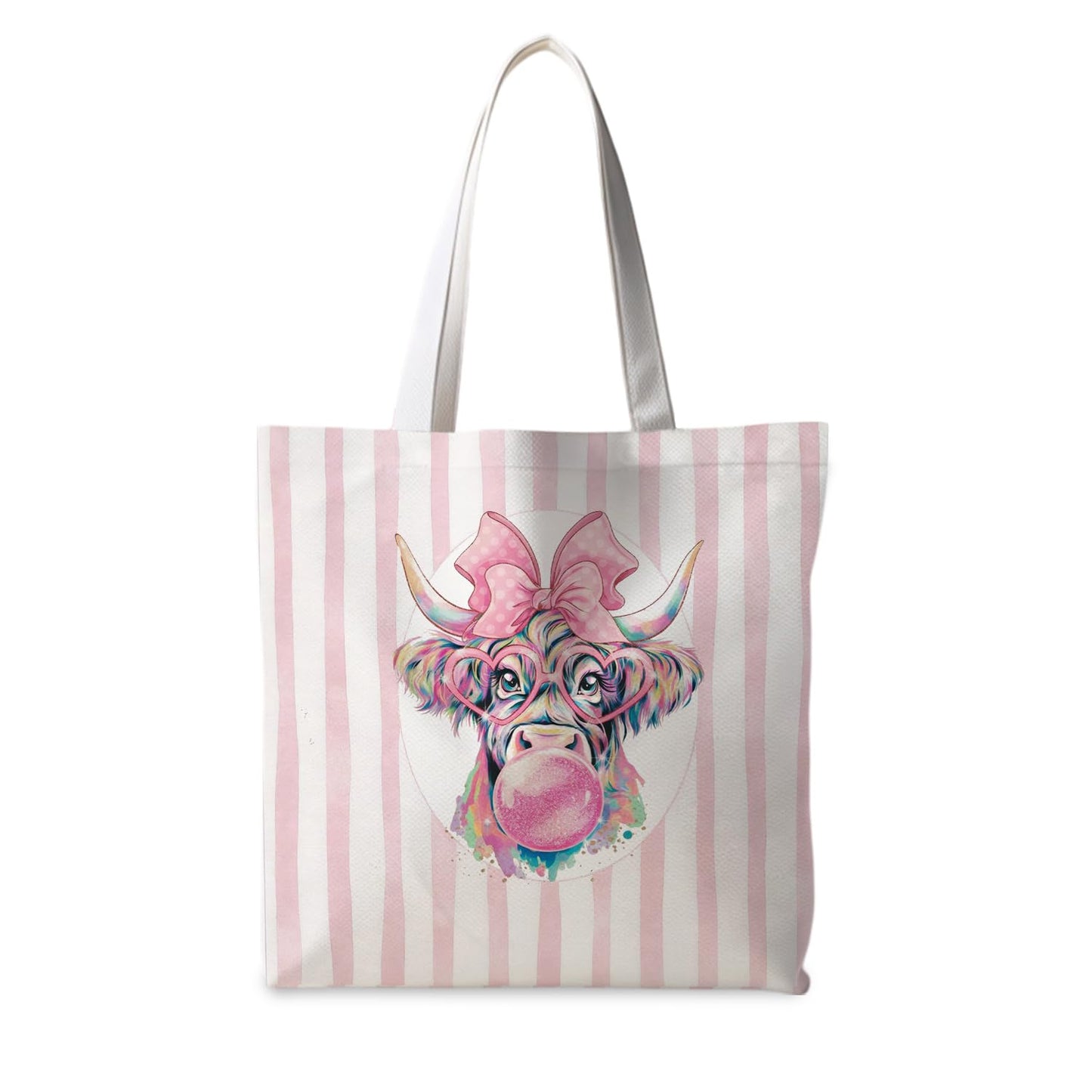 Striped series canvas bags