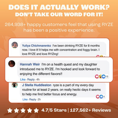 RYZE SUPERFOODS Mushroom Medium Roast Coffee USDA Organic with 6 Adaptogenic Mushrooms, USA Grown Instant Coffee for Better Energy, Focus Digestion Immunity with Lions Mane & Turkey Tail 30. Pack of 1