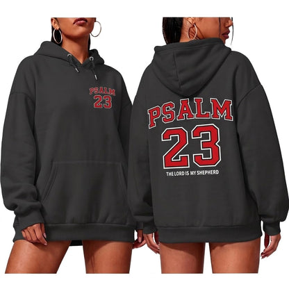 Christian Hoodies for Women Psalm 23 Sweatshirt